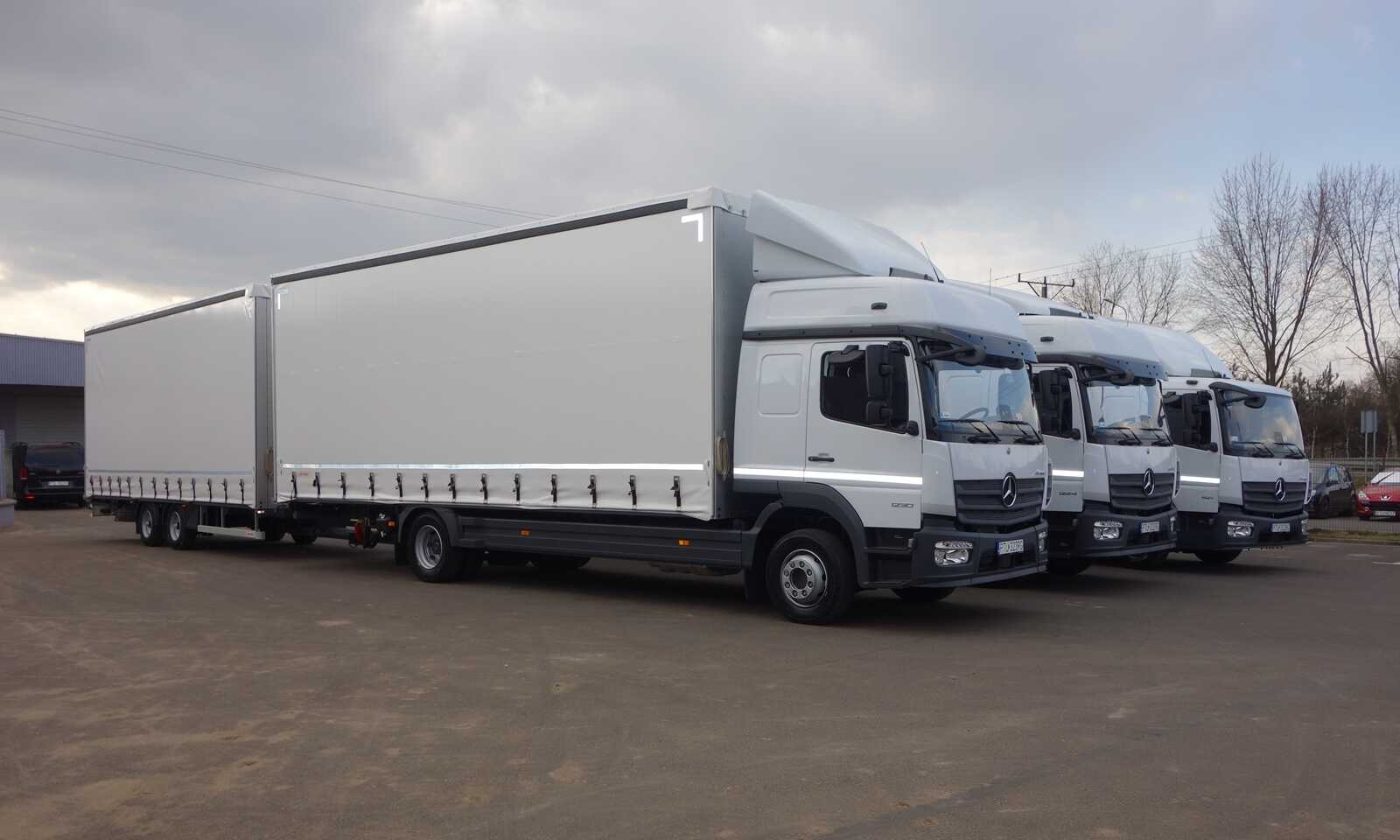 Nowy tabór samochodów ciężarowych